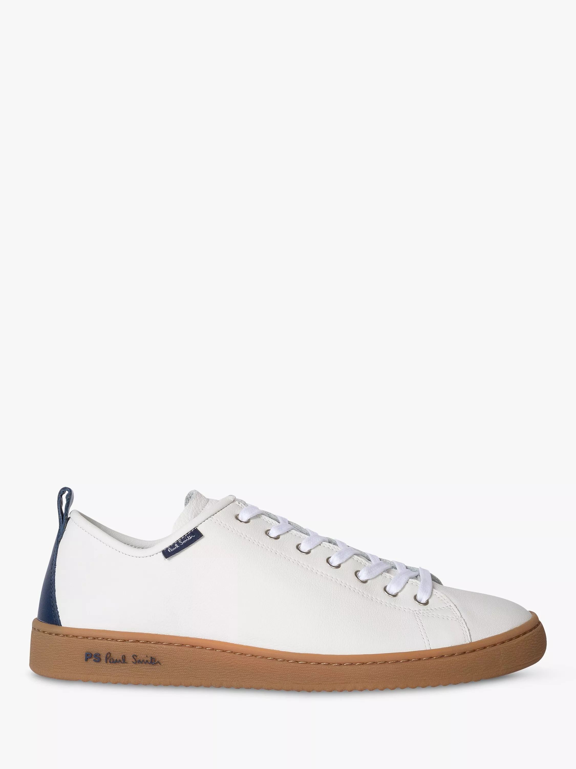 PS Paul Smith Miyata Leather Trainers White