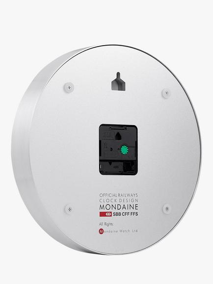 Mondaine Official Swiss Railways Wall Clock - view 2, Aluminium