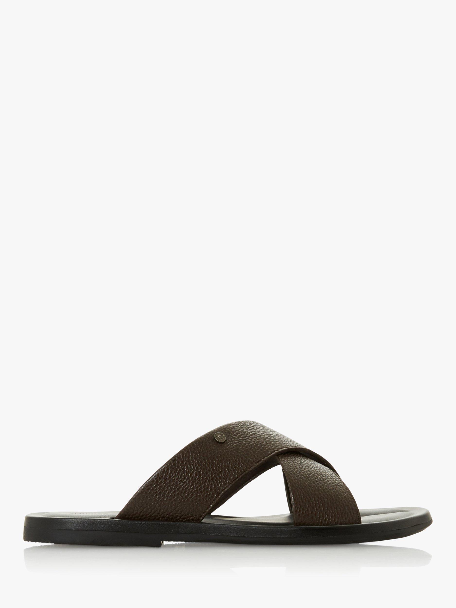 Dune Frankss Leather Sandals, Brown