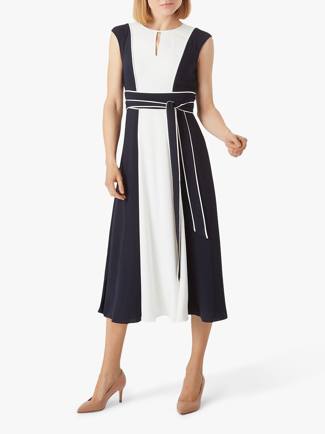 【Hobbs London】英国発！ Andrea カラーブロック DRESS NAVY Andrea Colourblock Dress | Hobbs US |