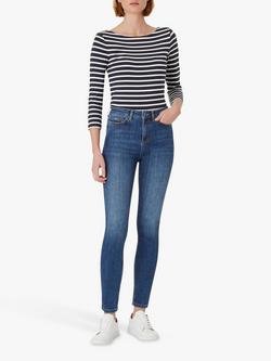 Hobbs Gia Sculpting Jeans, Mid-Wash, Mid-wash