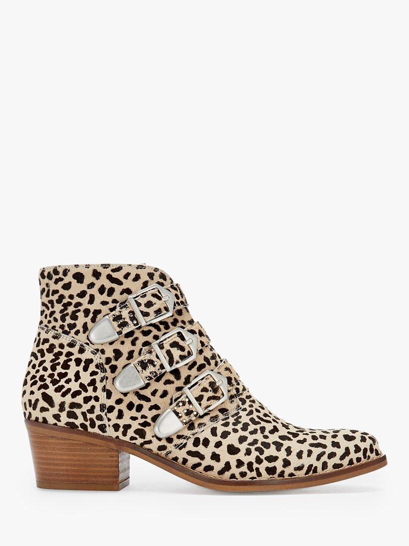 Mint Velvet Lee Leather Ankle Boots
