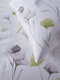 John Lewis Ginkgo Panel Duvet Cover Set - view 2, Green