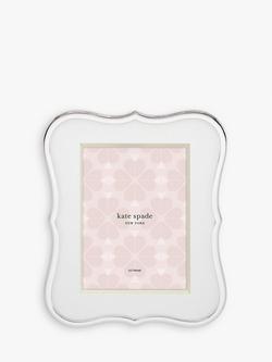 kate spade new york Crown Point Photo Frame, Silver