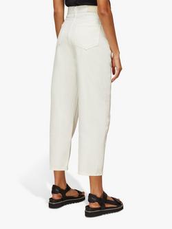 Whistles High Waist Barrel Leg Jeans - view 2, White