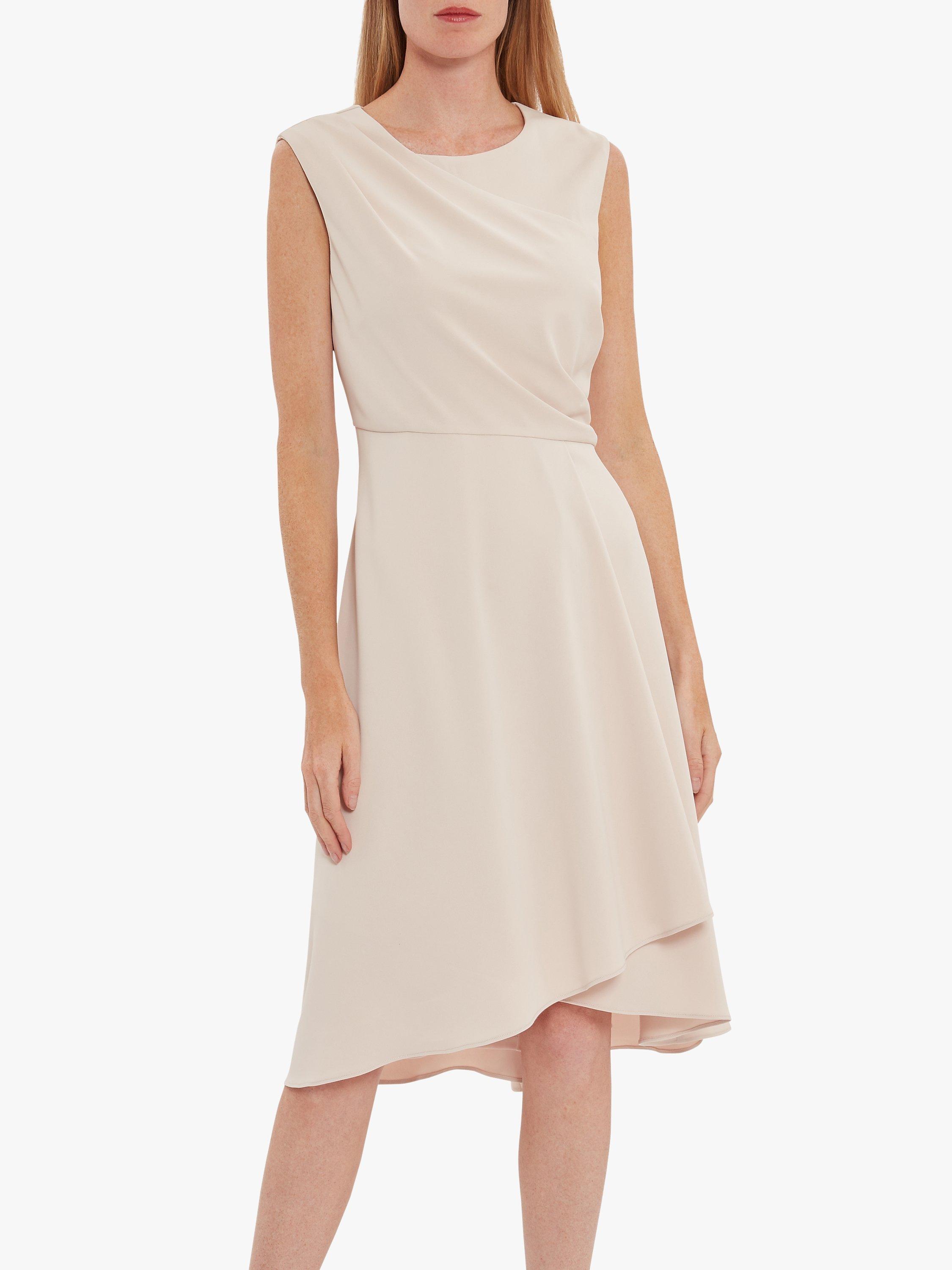 Gina Bacconi Avalina Wrap Midi Dress, Antique Rose