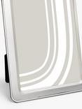 John Lewis Rounded Corner Photo Frame, Silver