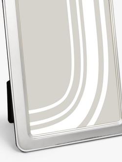 John Lewis Rounded Corner Photo Frame, Silver - view 2, Silver