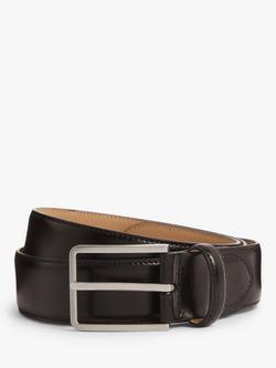 John Lewis 34mm Belt, Black, Black