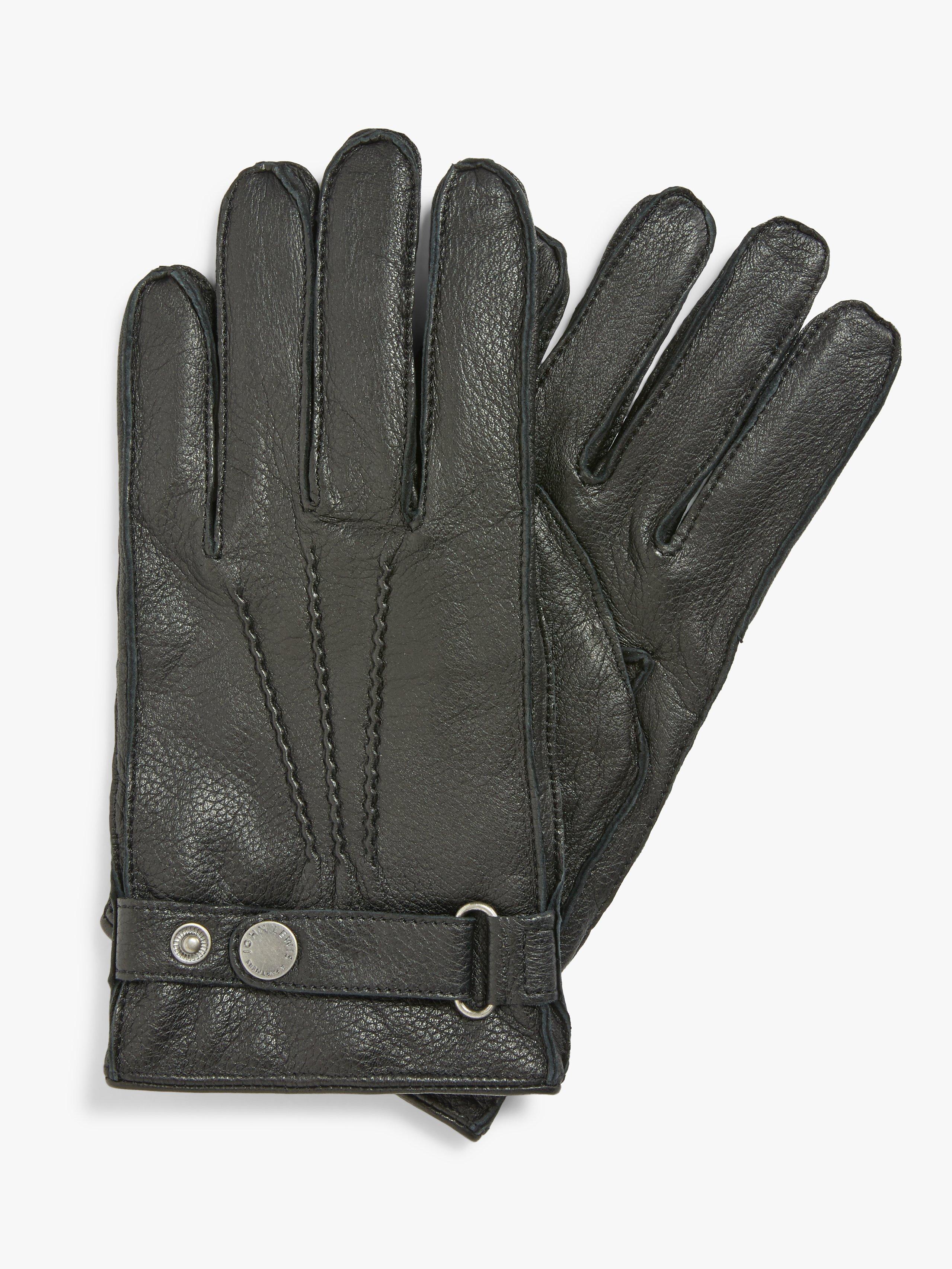 Cashmere lined leather gloves on sale