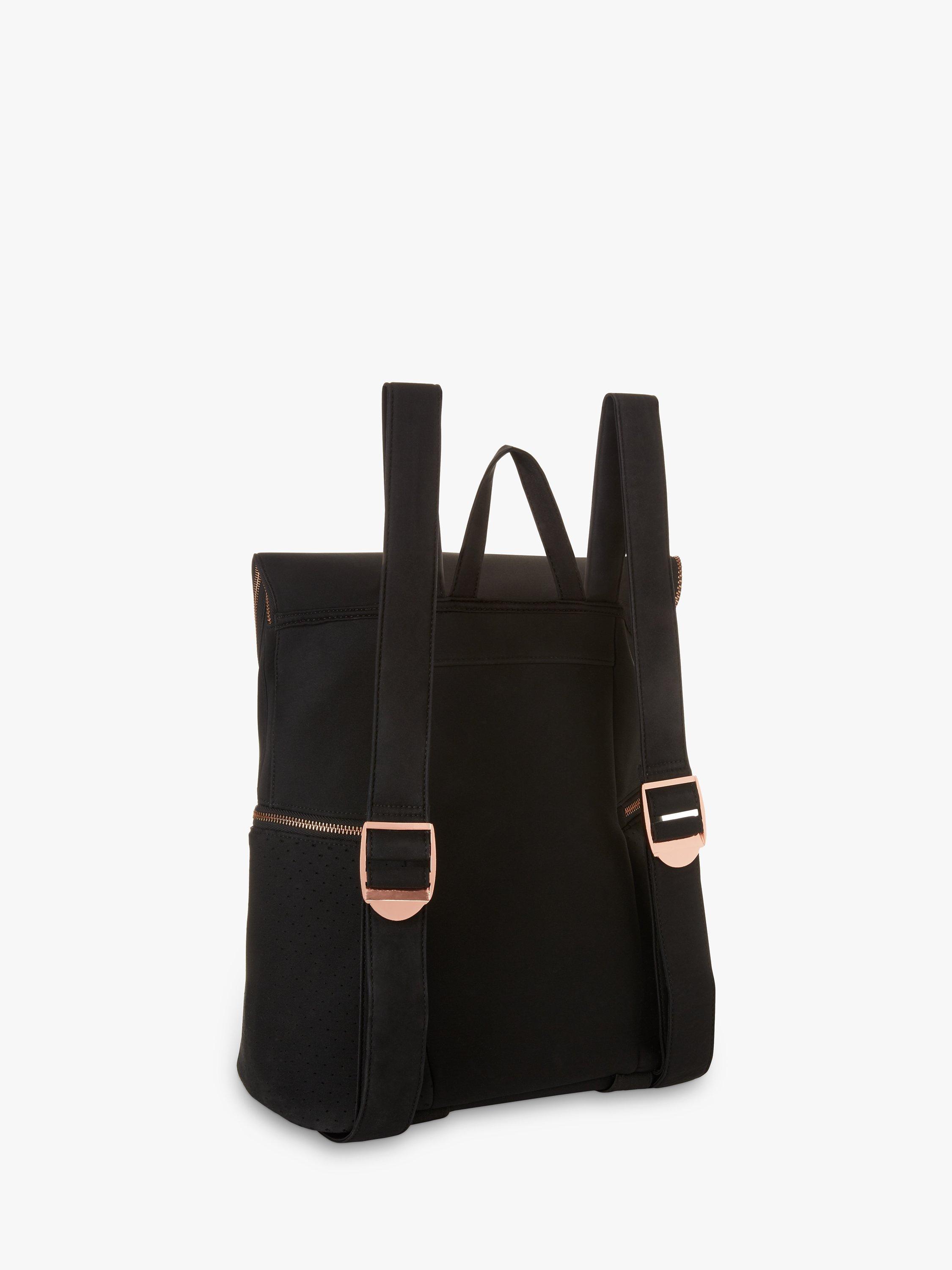 Sweaty Betty Black Backpack with Rose Gold Accents SWEATY BETTY All Sport Backpack | endource main image 2