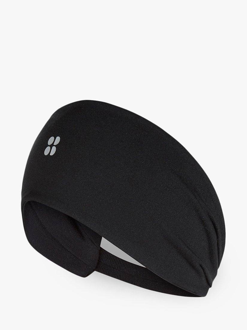 Sweaty Betty Anna Running Headband, Black, One Size