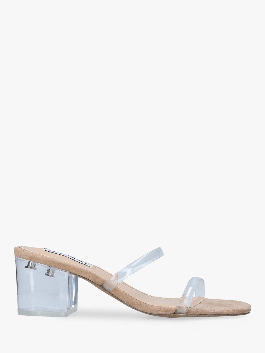 Steve Madden Issy Block Heel Sandals, Clear