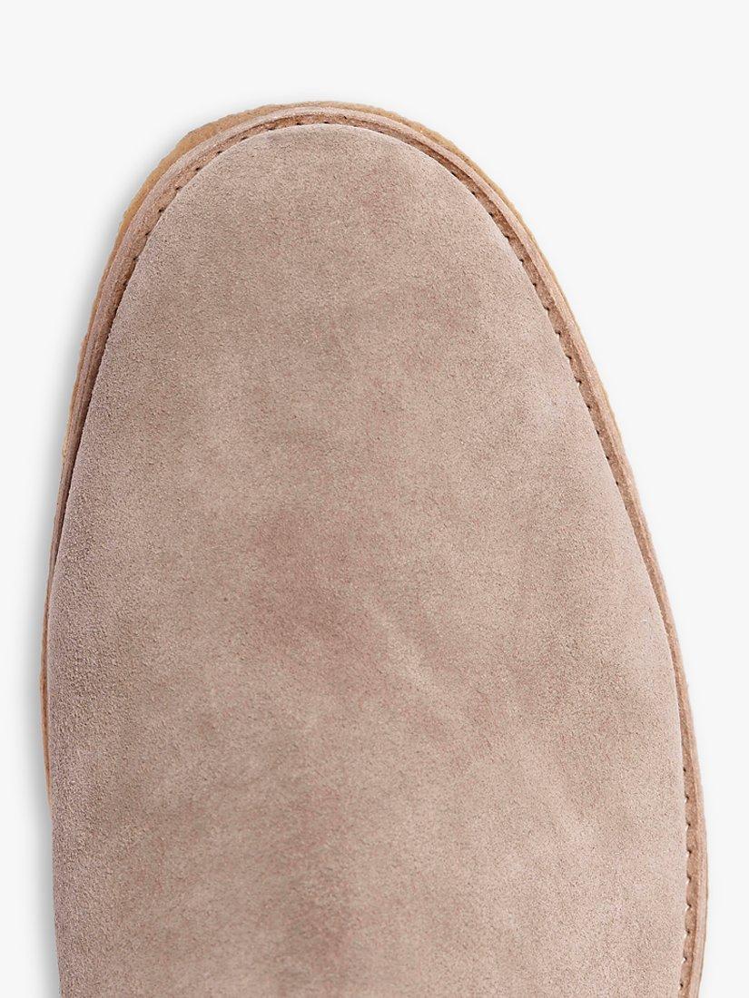 Product image 4 of 6, which shows AllSaints Rhett Suede Chelsea Boots, Taupe, 10