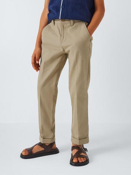 John Lewis Heirloom Collection Kids' Chino Trousers, Natural