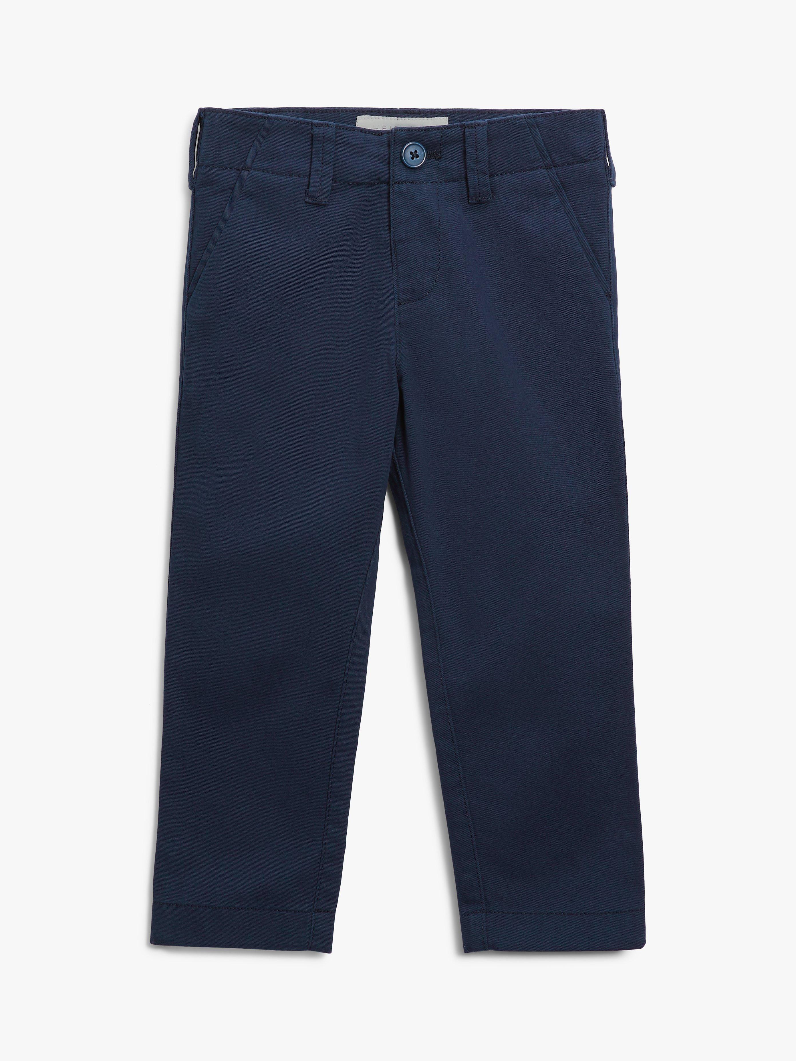 John Lewis Heirloom Collection Kids' Chino Trousers, Navy, 2 years