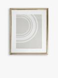 John Lewis Ribbed Poster Frame & Mount, Champagne