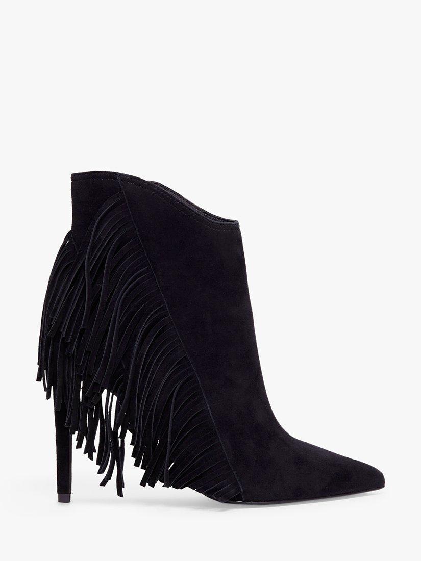 AllSaints Izzy High Heeled Suede Ankle Boots