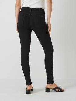 7 For All Mankind Skinny Slim Illusion Luxe Jeans - view 2, Rinse Black