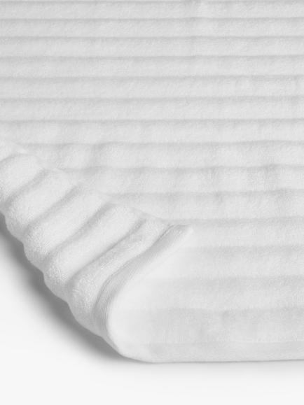 John Lewis Luxury Spa Towels containing TENCEL™ Modal - view 2, White