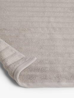 John Lewis Luxury Spa Towels containing TENCEL™ Modal - view 2, Silver Grey