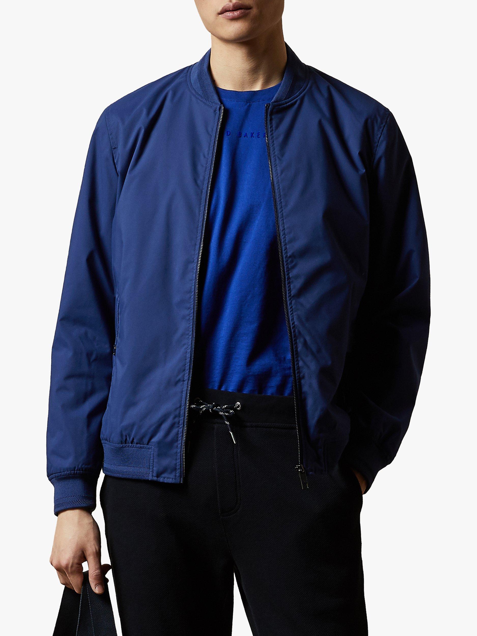 Ted Baker Pivot Bomber Jacket, Bright Blue