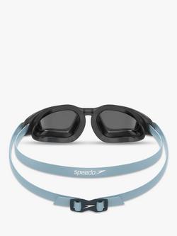 Speedo Hydropulse Mirror Adult Swimming Goggles, Blue/White - view 2, 