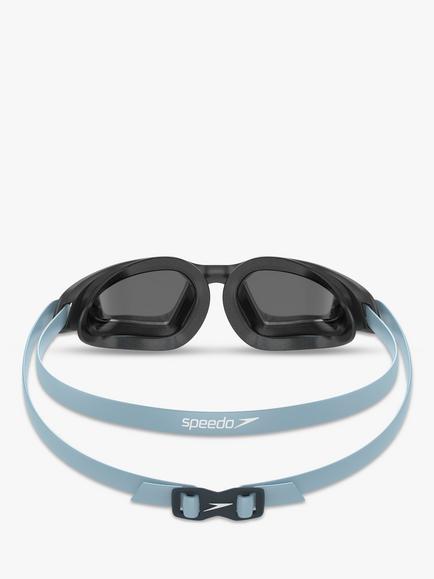 Speedo Hydropulse Mirror Adult Swimming Goggles, Blue/White - view 2, Blue/White