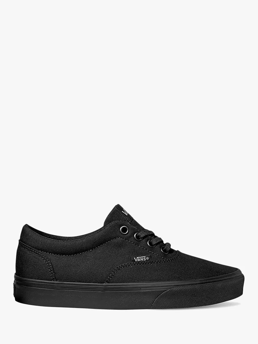 Vans Doheny Canvas Lace Up Trainers Black