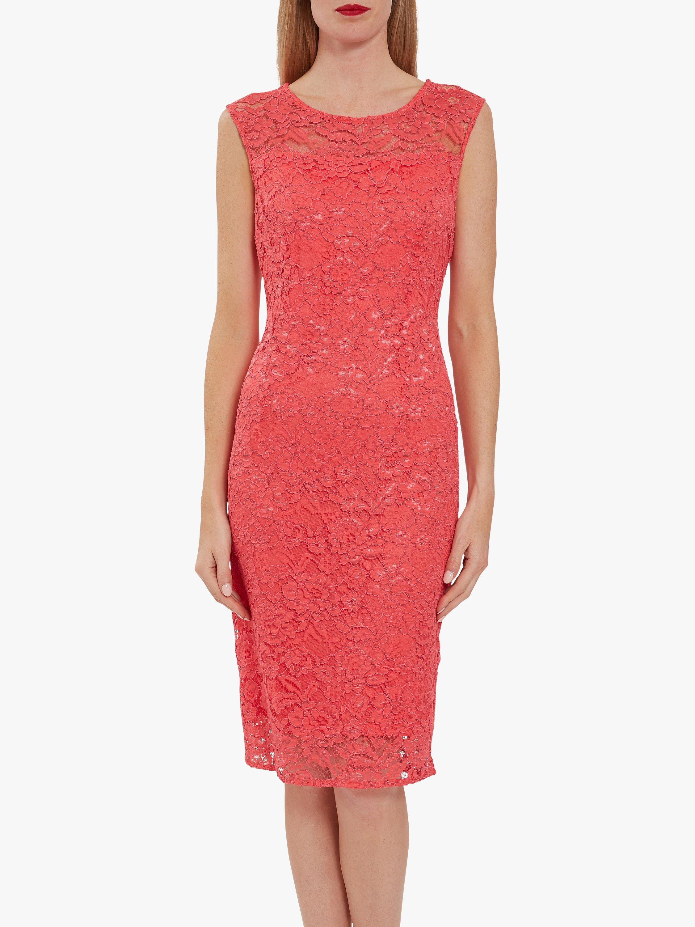 Gina bacconi red lace dress hotsell