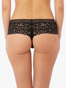 Wacoal Raffiné Tanga Knickers - view 2, Black