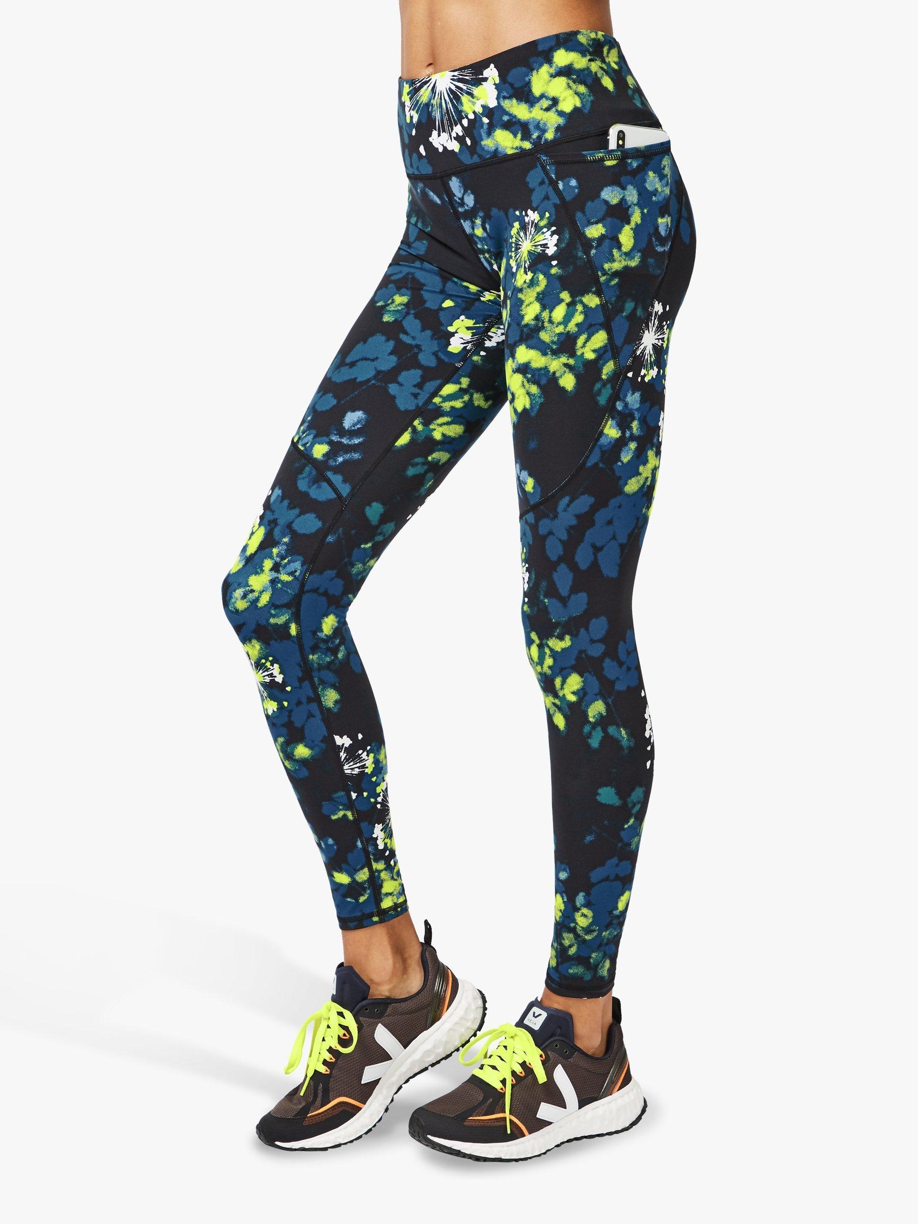 Sweaty Betty Power Gym Leggings Lime Punch Floral