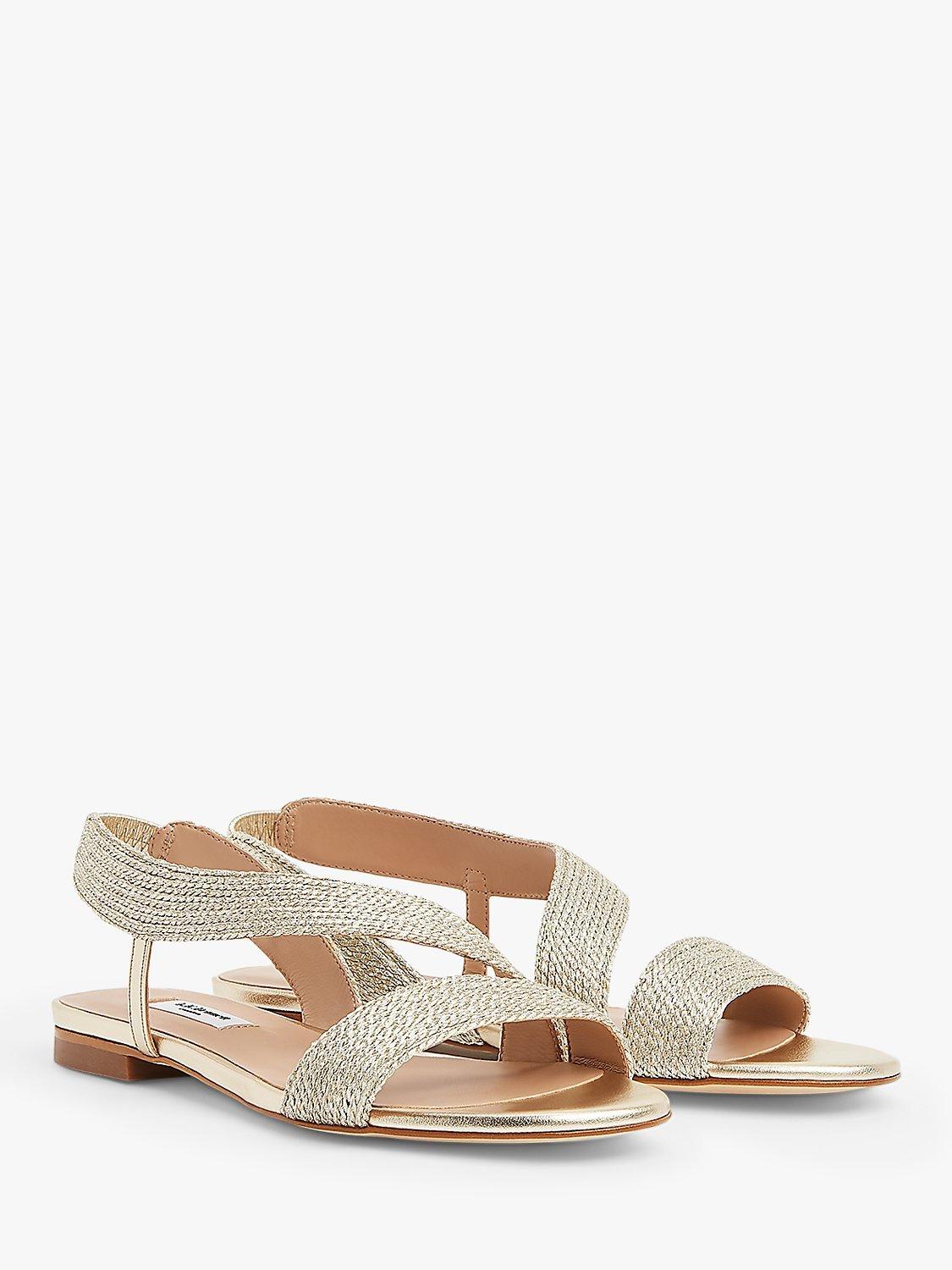 L.K.Bennett Rachel Rope Sandals Soft Gold