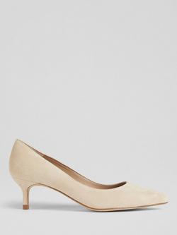 L.K.Bennett Audrey Pointed Toe Court Shoes, Beige