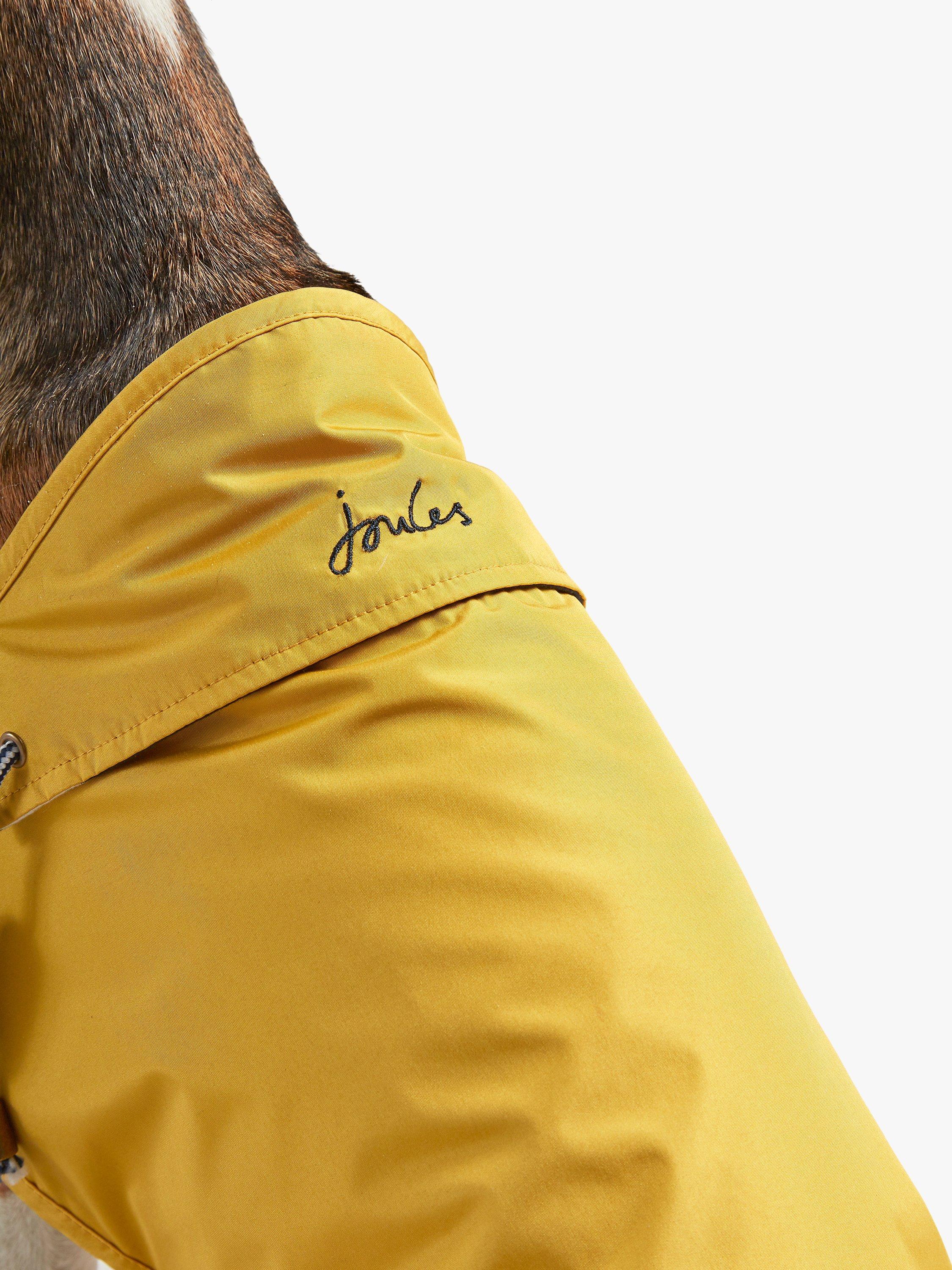 Joules Mustard Dog Raincoat