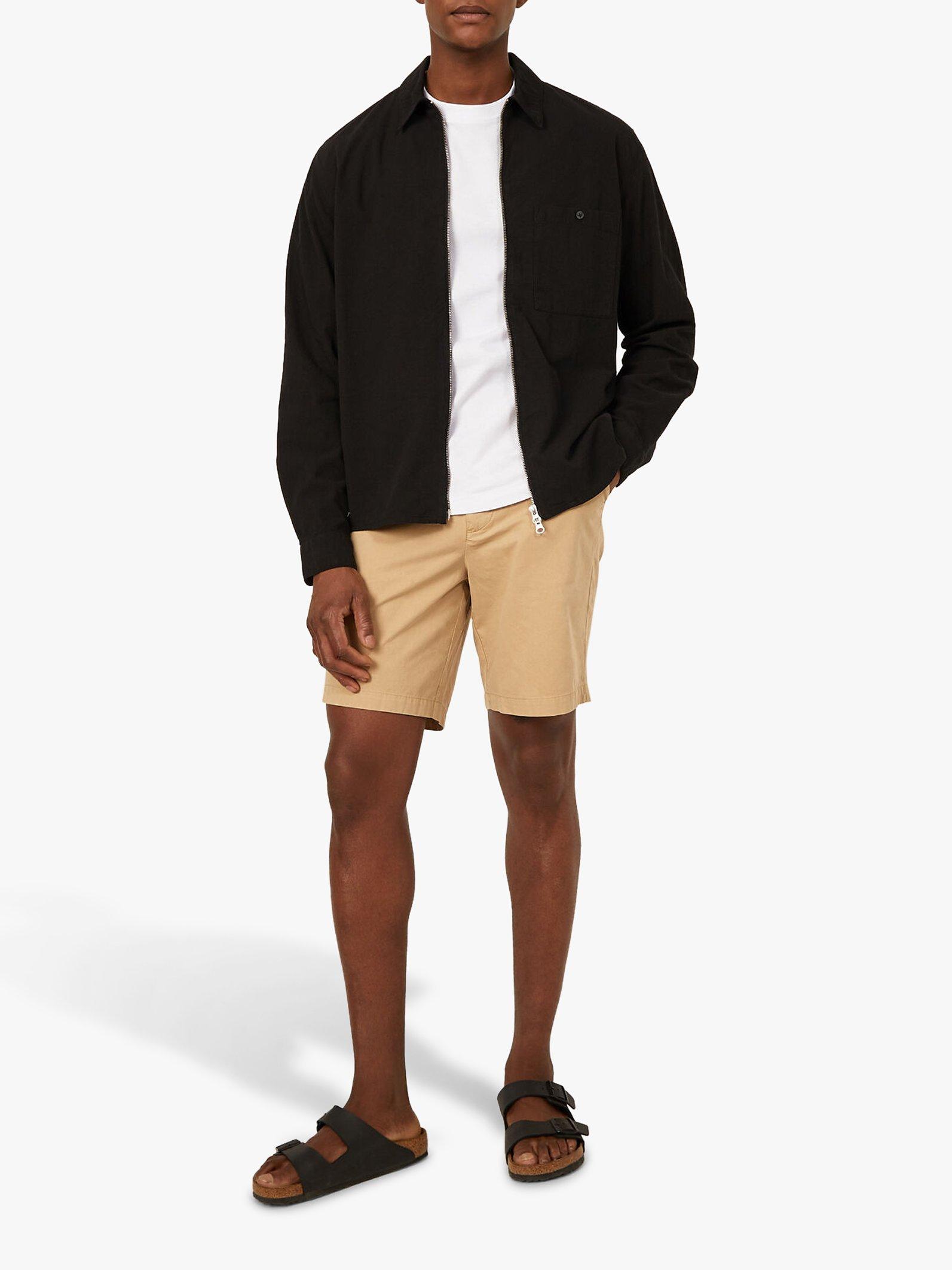 Product image 3 of 4, which shows Warehouse Organic Cotton Zip Front Jacket, Black, S
