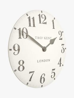 Thomas Kent Arabic Numeral Wall Clock - view 2, Limestone