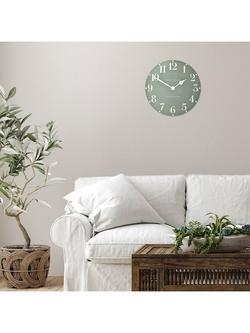 Thomas Kent Arabic Numeral Wall Clock, Seagrass