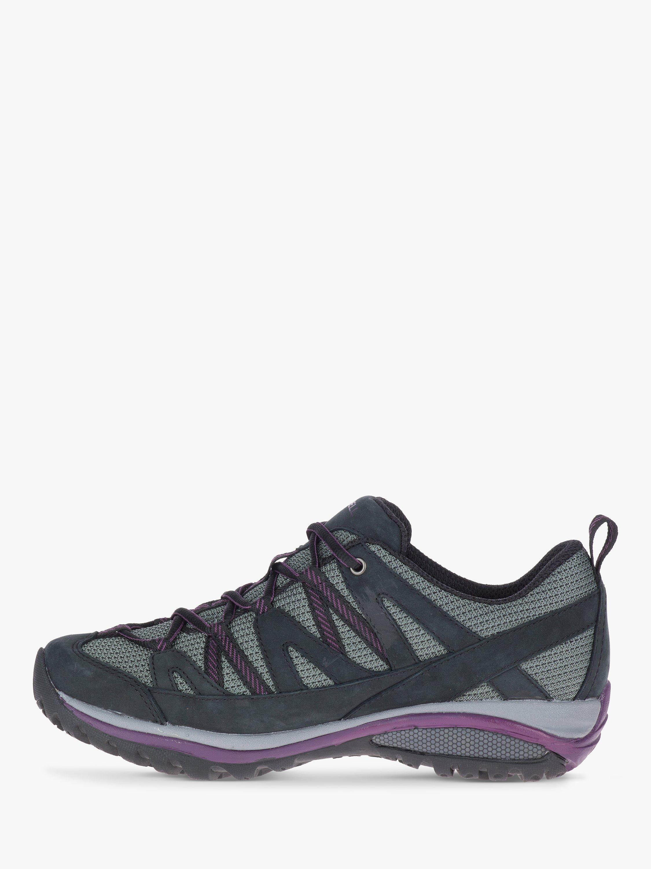 Product image 2 of 4, which shows Merrell Siren Sport Women's Waterproof Gore-Tex Walking Shoes, Black/Blackberry, 4