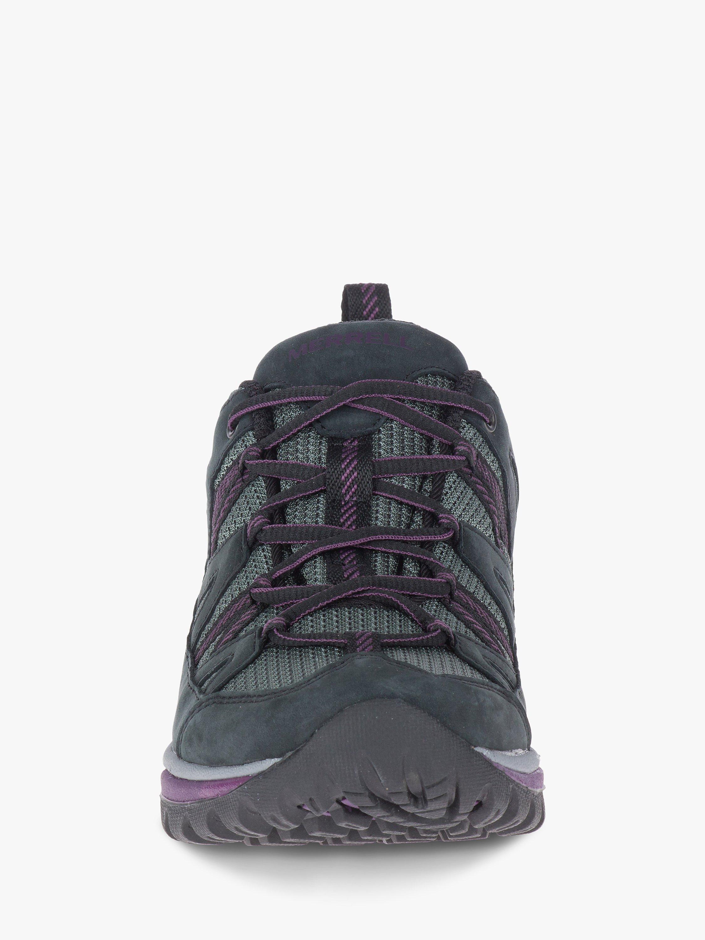 Product image 3 of 4, which shows Merrell Siren Sport Women's Waterproof Gore-Tex Walking Shoes, Black/Blackberry, 4