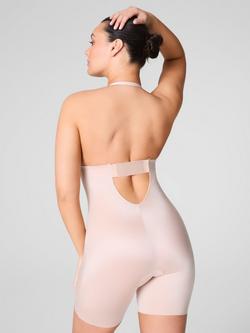 Spanx SPANXshape™ Suit Your Fancy Plunge Low-Back Mid-Thigh Bodysuit - view 2, Nude
