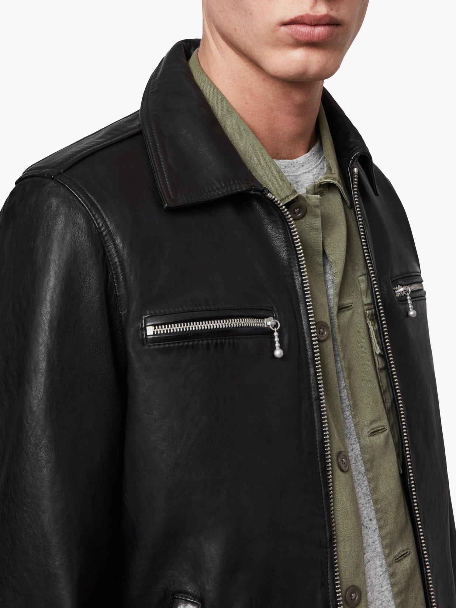 ※ maya-momonana ALL SAINTS ラムレザーライダース AllSaints Maya Leather Biker Jacket, Black