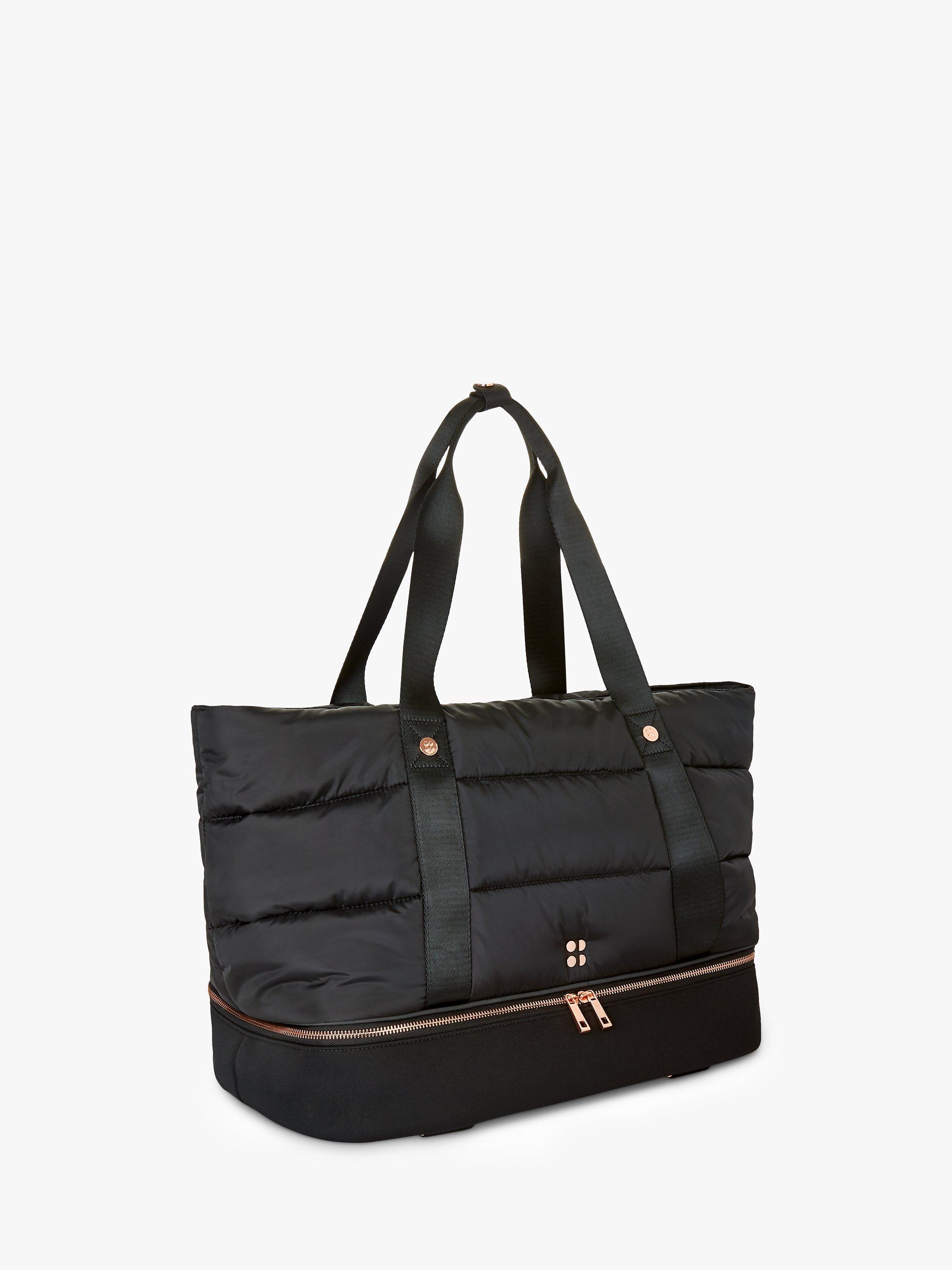 Sweaty Betty Icon Luxe Gym Bag Black