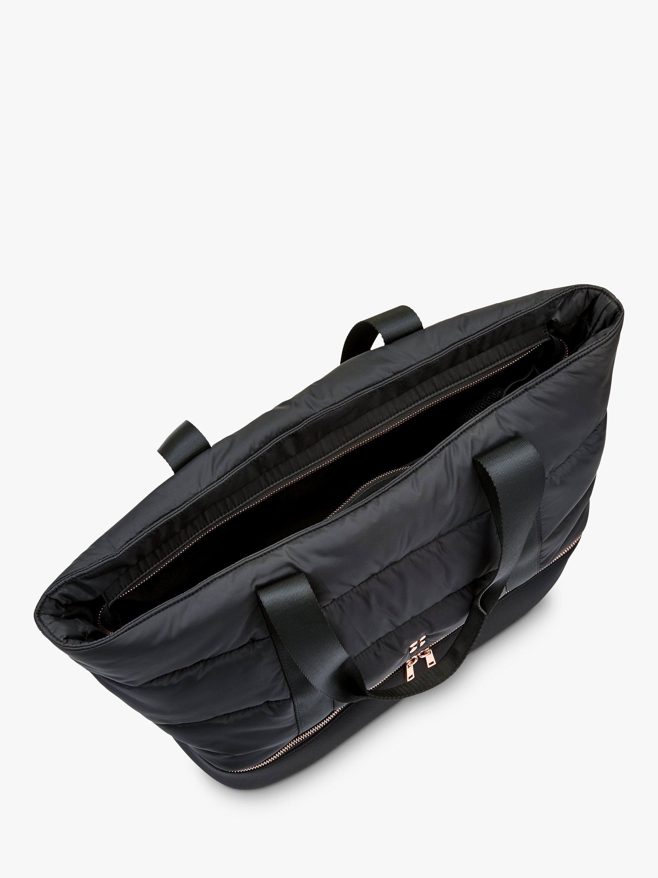 Sweaty Betty Icon Luxe Gym Bag Black