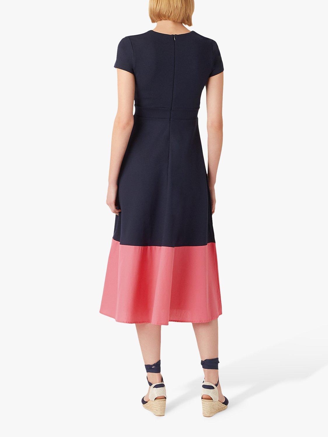 【海外限定】Hobbsワンピース☆Andrea Colour Block Dress, Navy Andrea Colourblock Dress | Hobbs US |