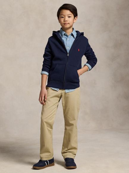 Polo Ralph Lauren Kids' Cotton Blend Fleece Hoodie - view 2, Navy