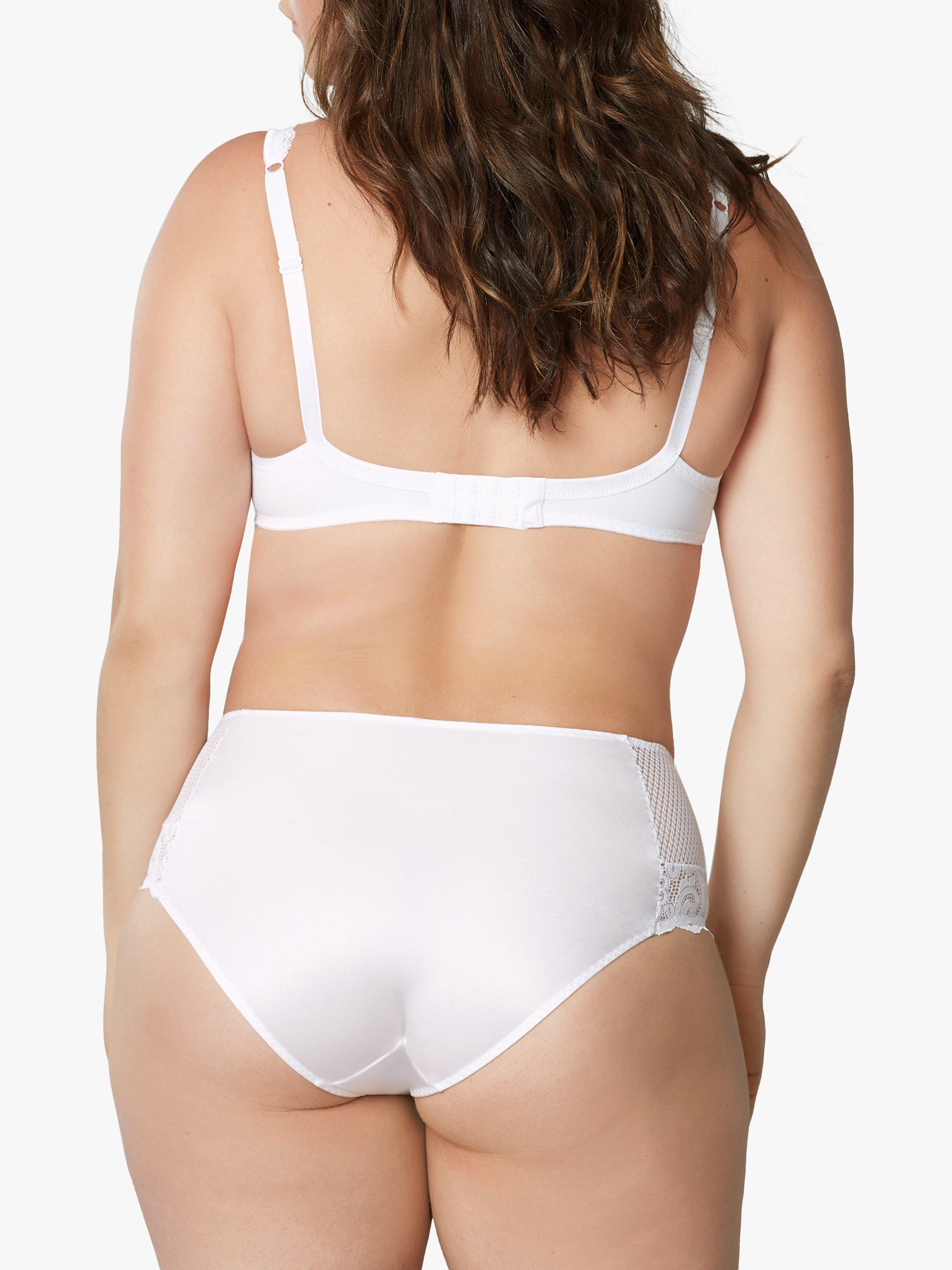 Product image 2 of 7, which shows Maison Lejaby Gaby Full Cup Underwired Bra, Blanc, 32B