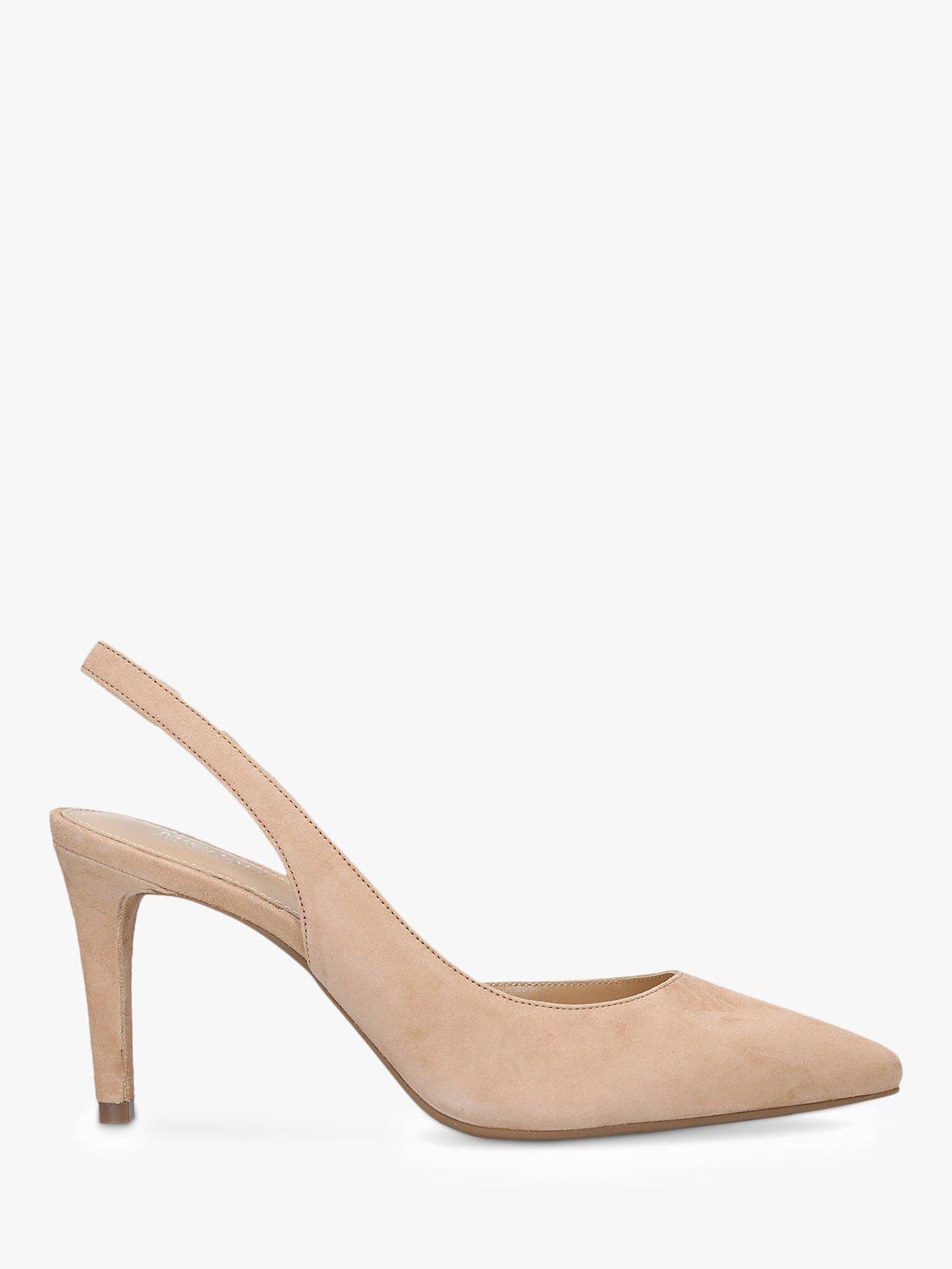 MICHAEL Michael Kors Lucille Flex Leather Slingback Court Shoes Nude