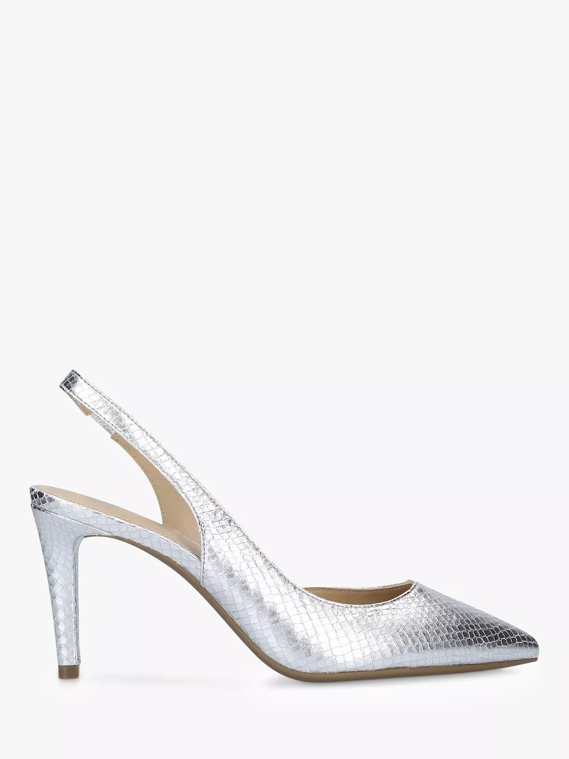 Michael kors silver heels online