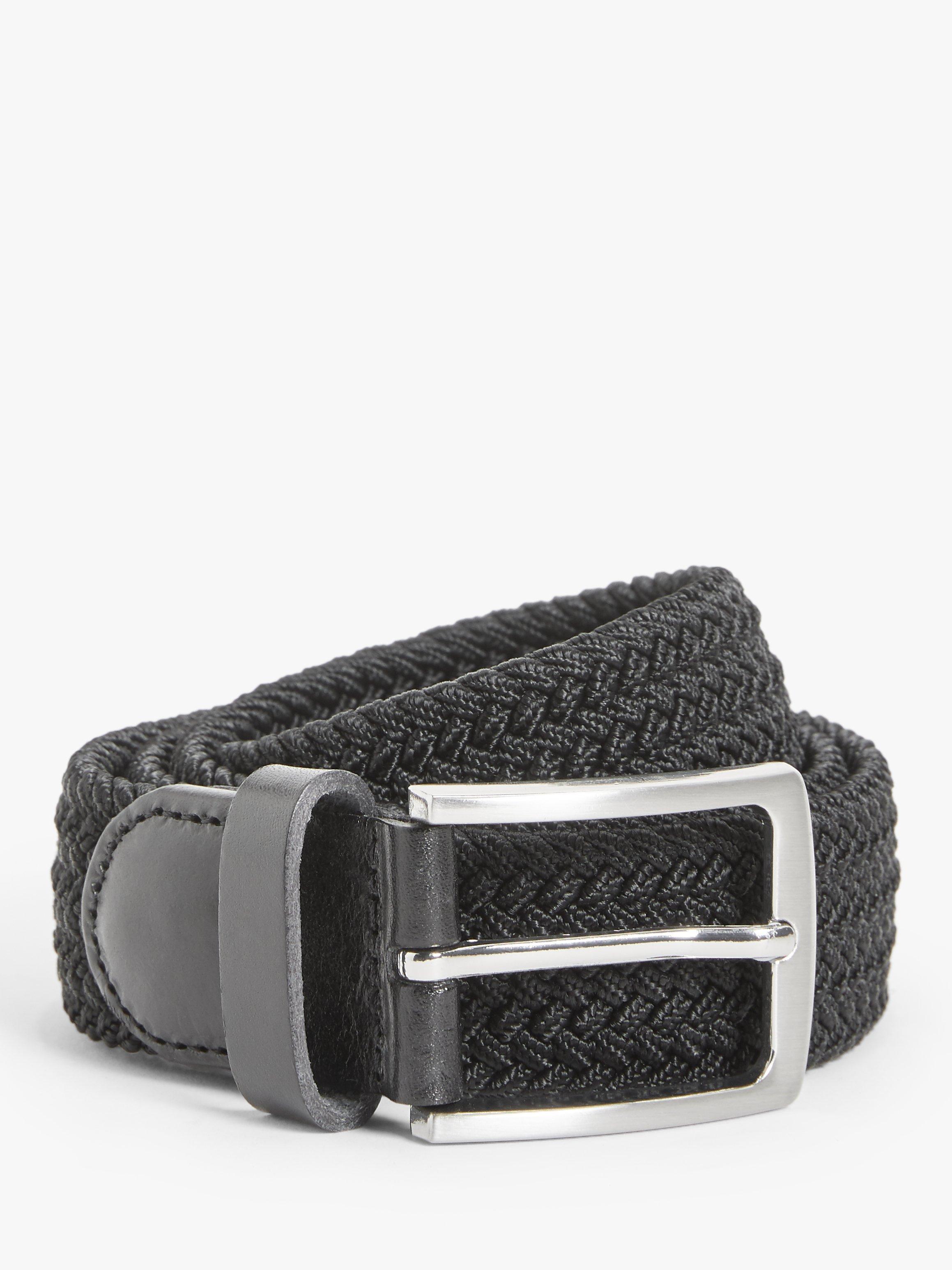 John Lewis 35mm Woven Belt Black